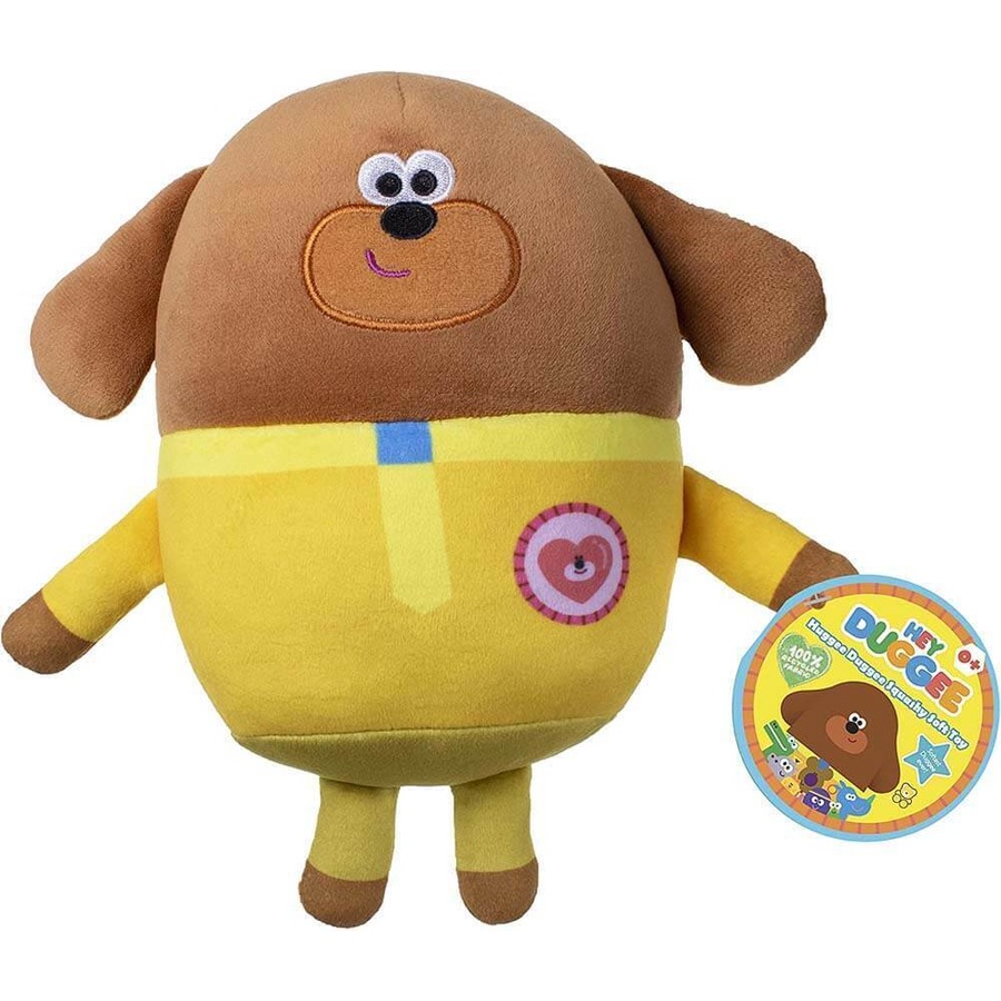 Hey Duggee Hug Squashy Soft Toy 20cm Plush for Cuddly Fun and Comfort