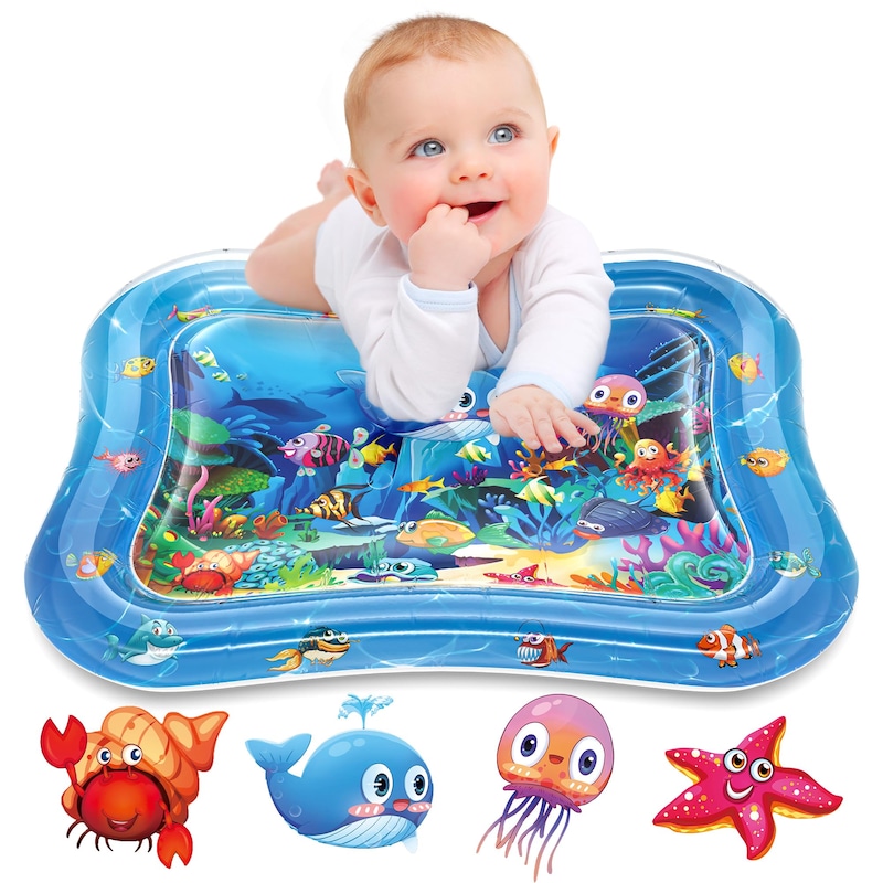 Buy Inflatable Tummy Time Mat Premium Baby Water Play Mat For Infants 