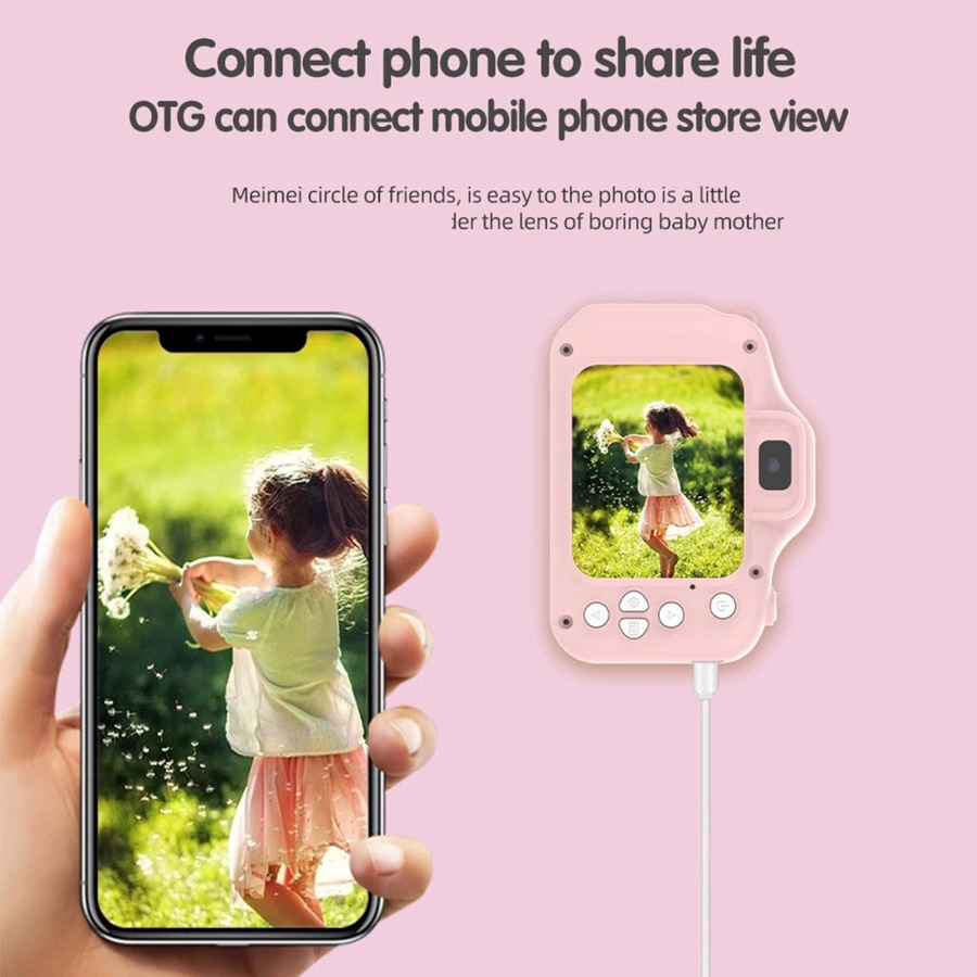 Unicorn Digital Kids Camera 1080P HD with Front/Back Lenses