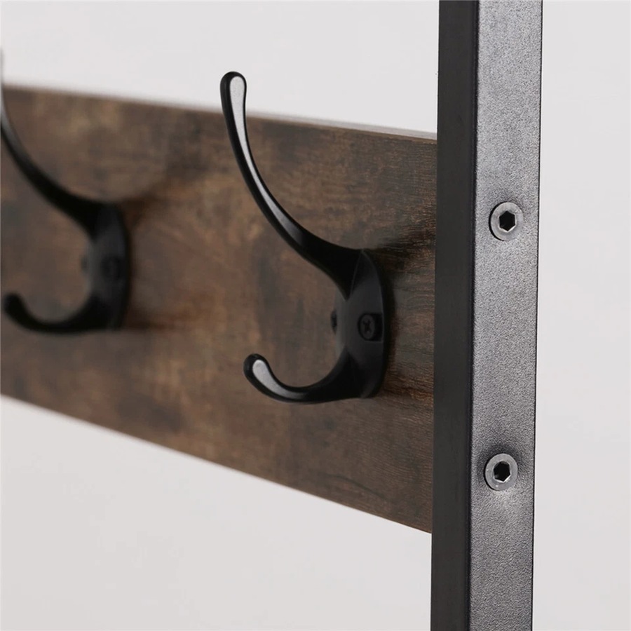 Large Hallway Clothes Rack Mudroom Garage Storage Organizer Heavy Duty MDF Stand