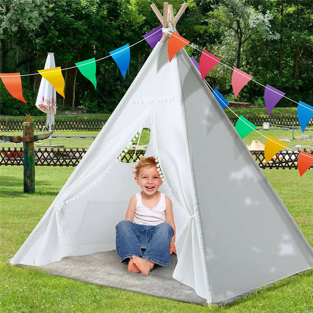 Buy Large Luxury Lace Teepee Tent for Kids Wedding Garden Decor