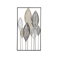 Retro Metal Wall Art Large Hanging Leaf Tree Decoration for Both Indoor and Outdoor Settings