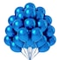 Buy Metallic Blue Balloons 12 Inch, 50 Pack Chrome Blue Latex Party ...