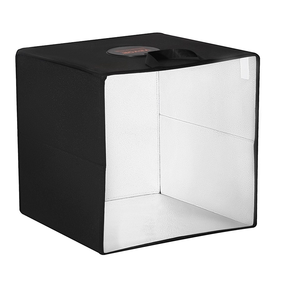 Photo Studio Light Box 16 Inch, 3000-5600K Adjustable Shooting Tent Kit with 120 LED, 3 Color Temperatures, 6 Double-Sided 12 Color Backdrops, High CRI ?95