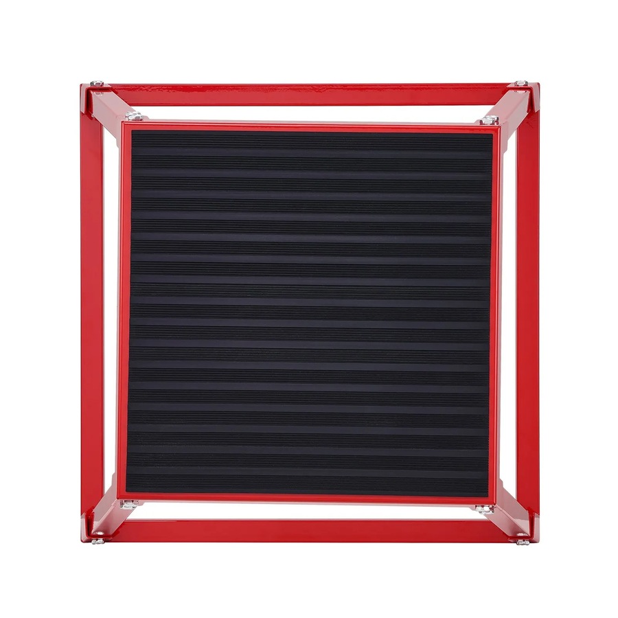 Plyometric Jump Box, 12 Inch Plyo Box, Steel Plyometric Platform and Jumping Agility Box, Anti-Slip Fitness Exercise Step Up Box for Home Gym Training, Conditioning Strength Training, Red