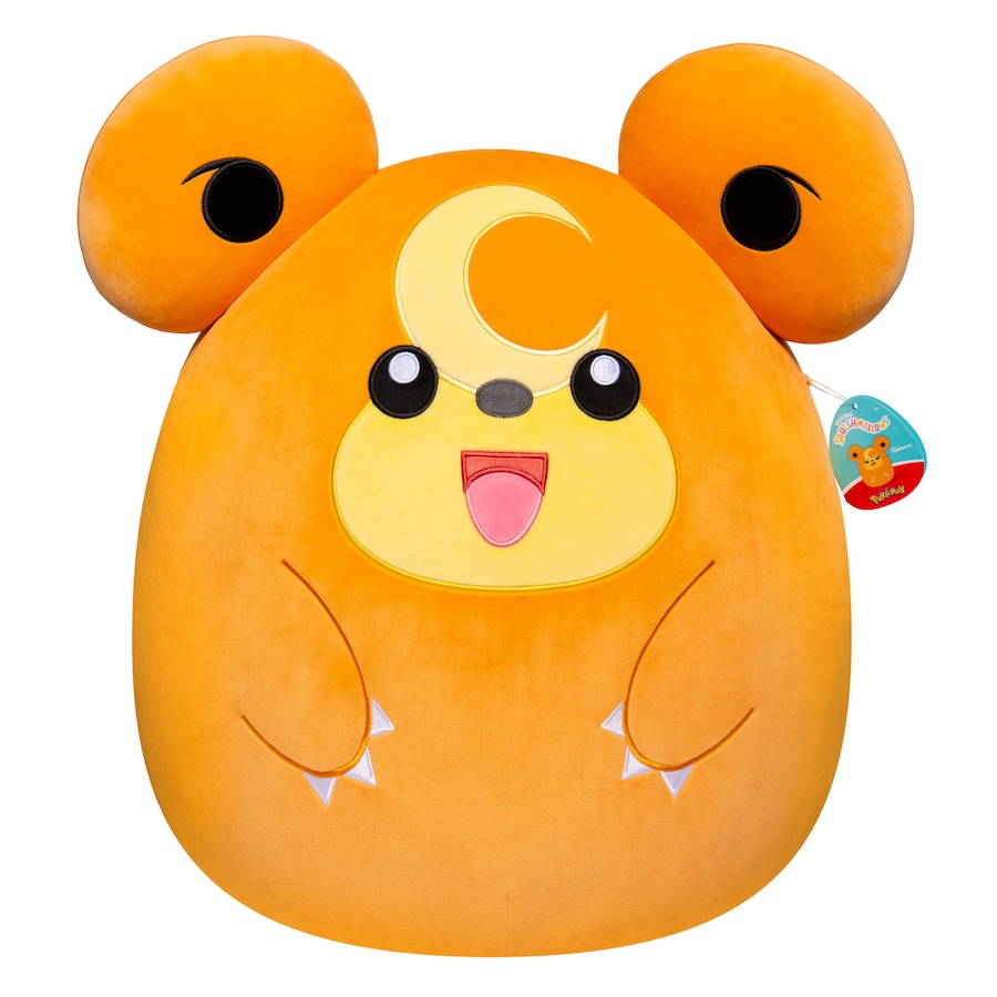Pokemon Teddiursa Squishmallow 14" (35cm) Super Soft Plush Toy