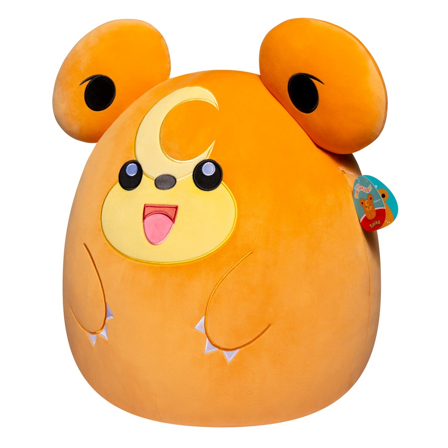 Pokemon Teddiursa Squishmallow 14" (35cm) Super Soft Plush Toy