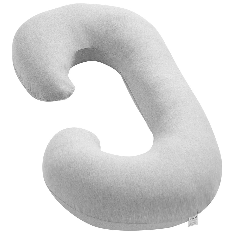 Pregnancy Pillow, C-Shaped Full Body Maternity Pillow, Ultra-Soft and Breathable Pregnant Support Pillows with Removable & Washable Cover, Perfect for Back, Belly, Hip, Legs Relief