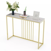 Slim Hallway Console Table Entryway Living Room Side End Table Narrow Storage