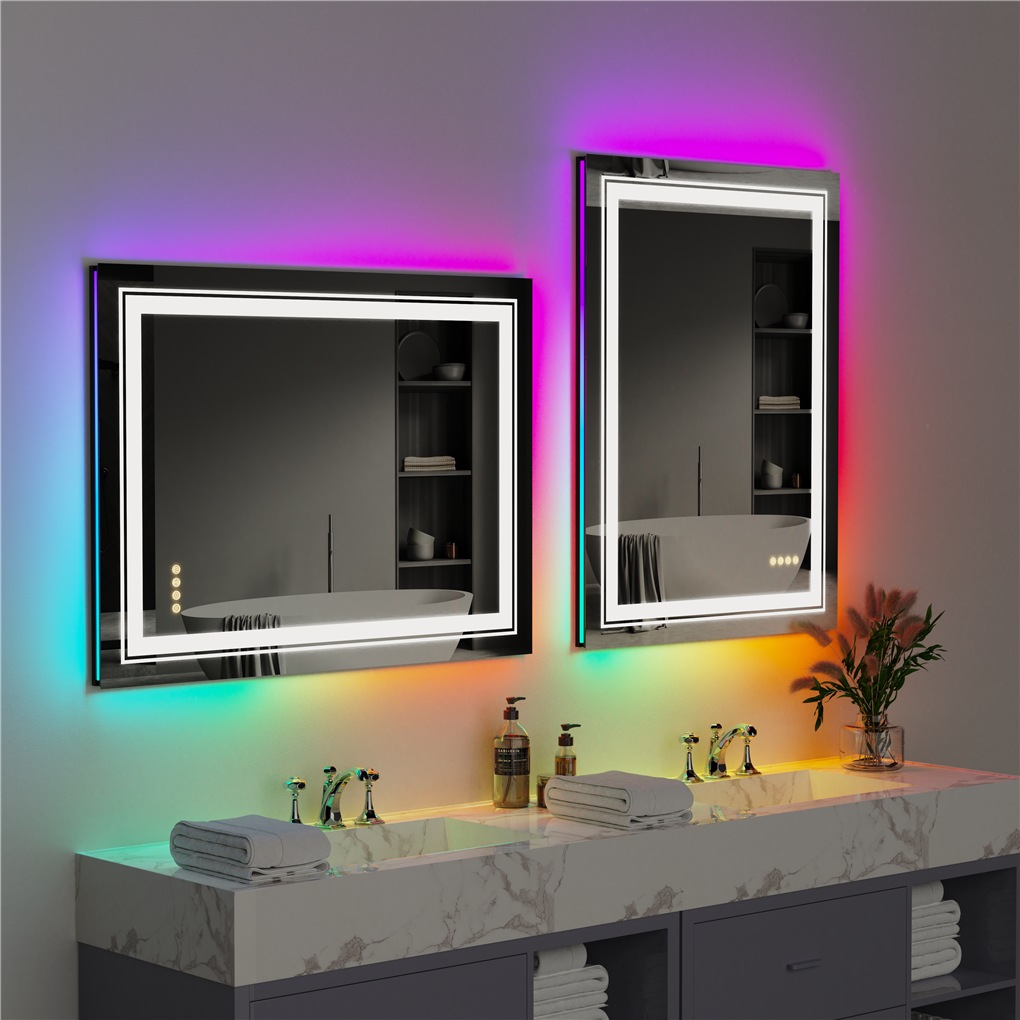 Extra large makeup mirror deals with lights