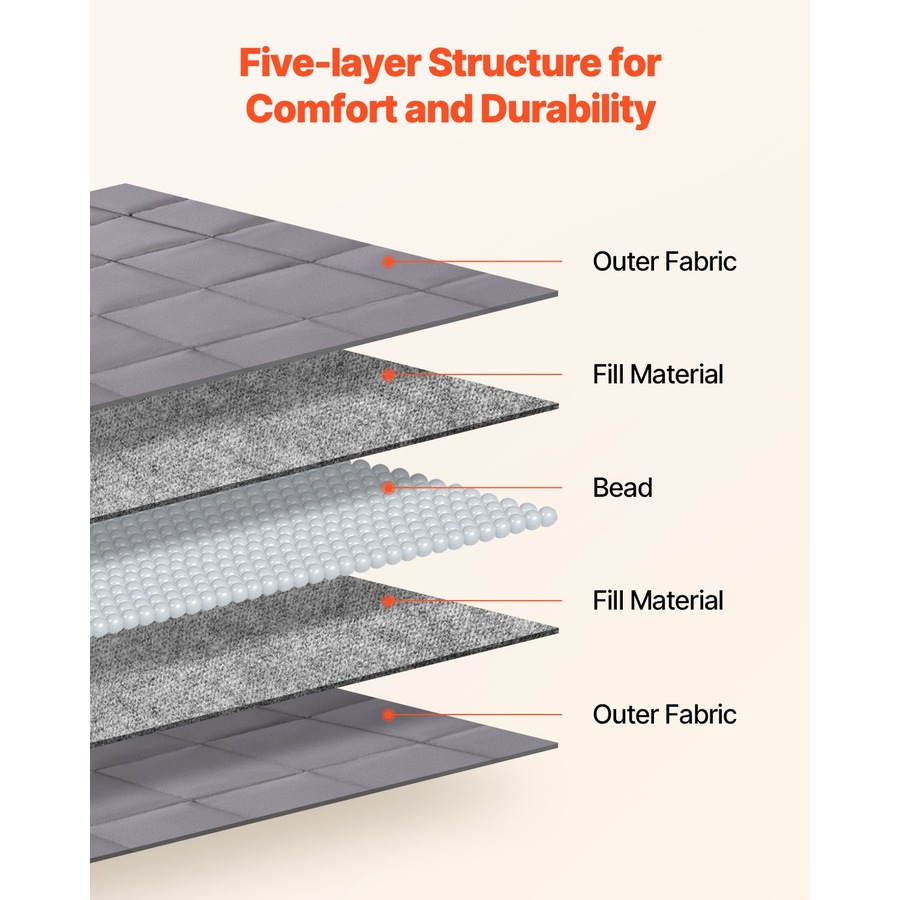 Weighted Blanket 11 kg King Size, 100% Cotton Heavy Blanket with Glass Beads, Breathable Sleep Blanket for Adults 113x140 kg, Anxiety and Stress Relief, Grey