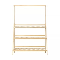 3-Tier Plant Rack with Hanging Bar Elegant and Versatile Plant Display