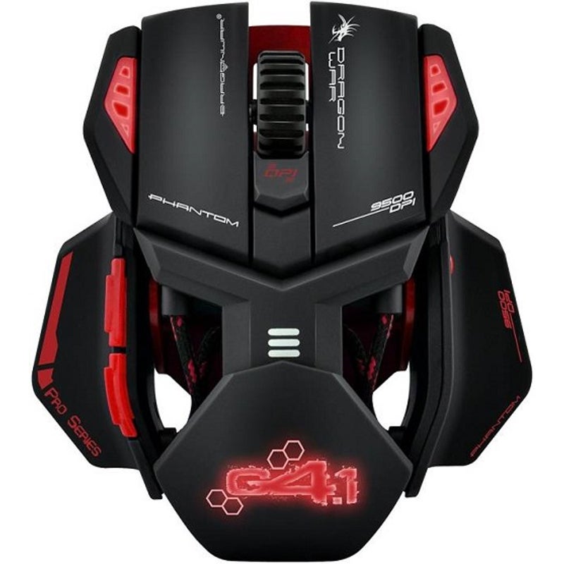 Dragonwar ELE-G4.1-RD, Phantom Mouse Adjusted Sensor Resolution 5600 ...