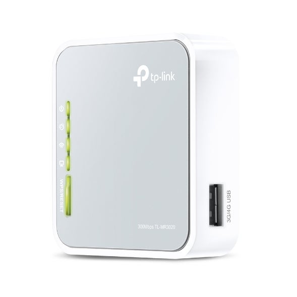 TPLink TL-MR3020 Tp-Link MR3020 150Mbps Portable 3G Wireless N Router 3 Years