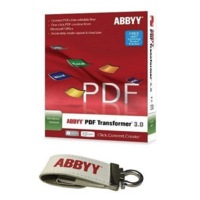 ABBYY PDF Transformer+ OCR Business Card And Screenshot Reader Software Bundle (8GB USB) [USBBUNDL]