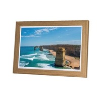 AVLABS 8" Hi-Res Digital Photo Frame - Wood [AVL980-WOOD-V2]