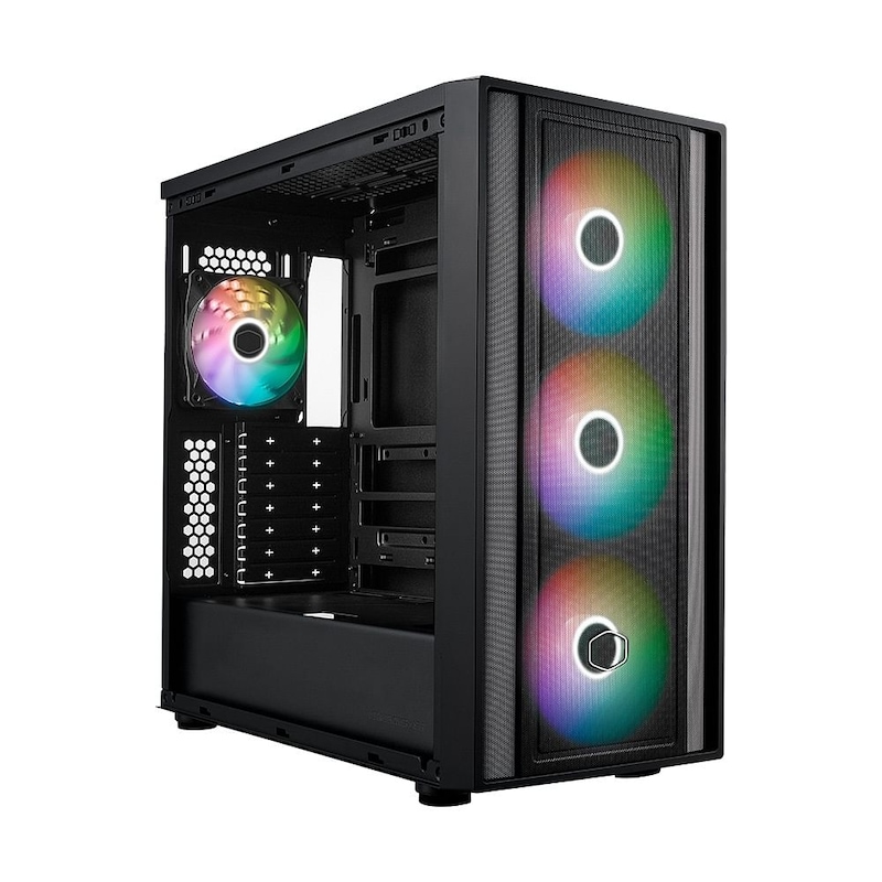 Buy Cooler Master MasterBox 600 ATX Black Case [MB600-KGNN-S00] - MyDeal