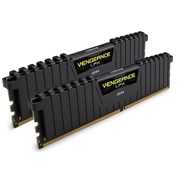 Corsair Vengeance LPX 16GB(2X8GB) DDR4-3000 Memory Kit - Black [CMK16GX4M2B3000C15]