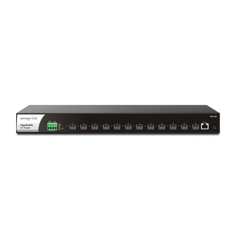 Buy DrayTek VigorSwitch FX2120 12-Port 10GbE Managed Switches with ...