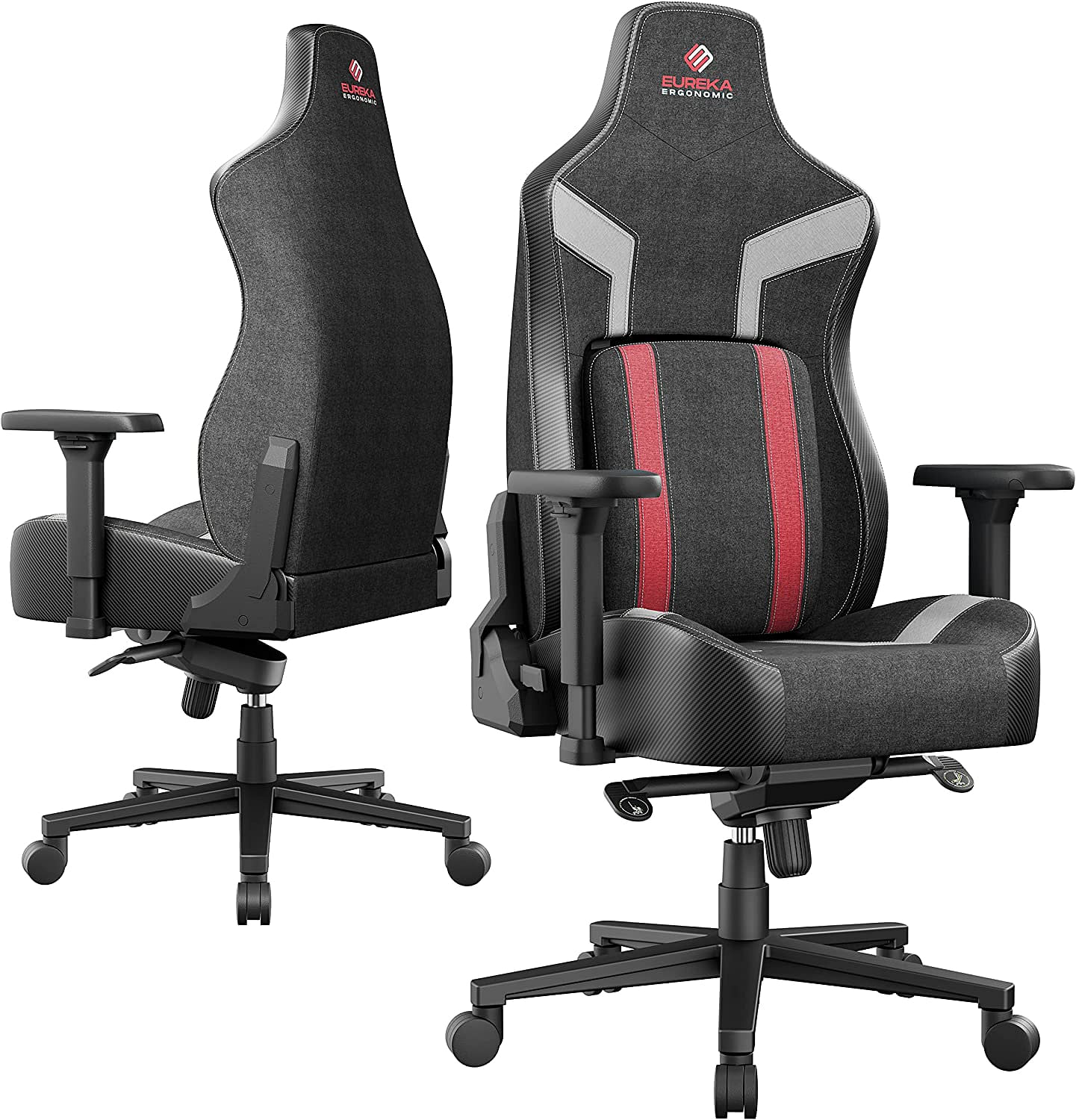Buy Eureka GC08 Python II Ergonomic Gaming Chair - Black/Red [ERK-GC08 ...