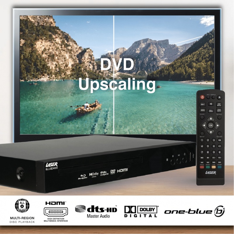 Buy Laser Multi Region Blu Ray Player [BLUBD4000] MyDeal
