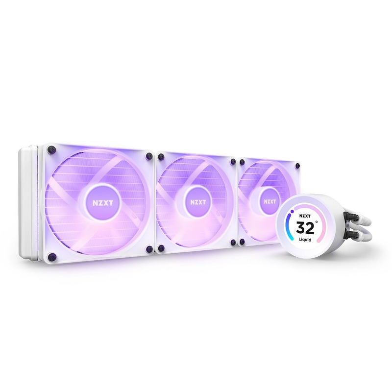 Buy NZXT Kraken Elite 360 RGB 360mm All-In-One Liquid Cooler - White ...