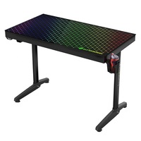 ONEX Eureka Ergonomic Explorer Computer RGB Lighting Glass Gaming Desk [ERK-GTG-I43]