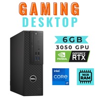 Dell 3420 Gaming Desktop i7-6700 3.4GHz 512GB 16GB RAM 6GB NVIDIA RTX 3050 Windows 11 - Refurbished
