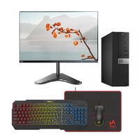 Dell 7050 SFF Bundle Gaming Desktop i5-7500 3.4GHz 256GB 16GB RAM 2GB GT1030 + 24" Monitor - Refurbished