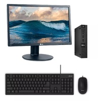 Dell 9020M Micro Bundle Desktop i5-4590T 8GB RAM 256GB SSD Wi-Fi + 24" Monitor - Refurbished
