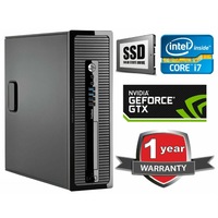 HP 800 G2 Refurb Gaming i7-6700 4.0GHz 32GB RAM 1TB SSD + 4GB GTX 1050ti - Refurbished