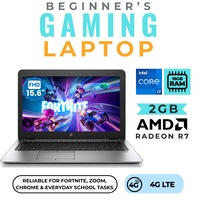 HP 850 G4 15.6" FHD Entry Gaming Laptop i7-7600U 2.8GHz 512GB 16GB RAM 4G LTE Radeon R7 - Refurbished (Grade B)
