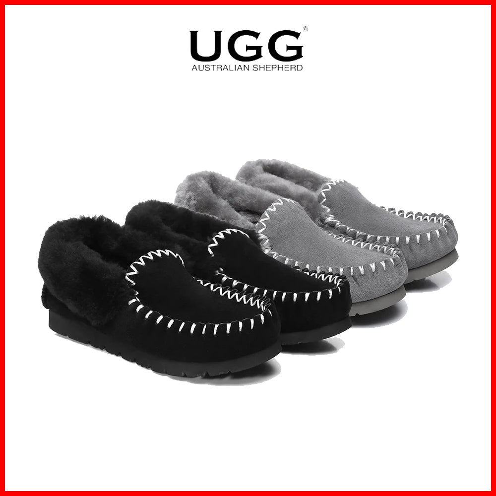 Buy UGG Australian Shepherd Kids Ankle Slippers popo Moccasins - MyDeal ...