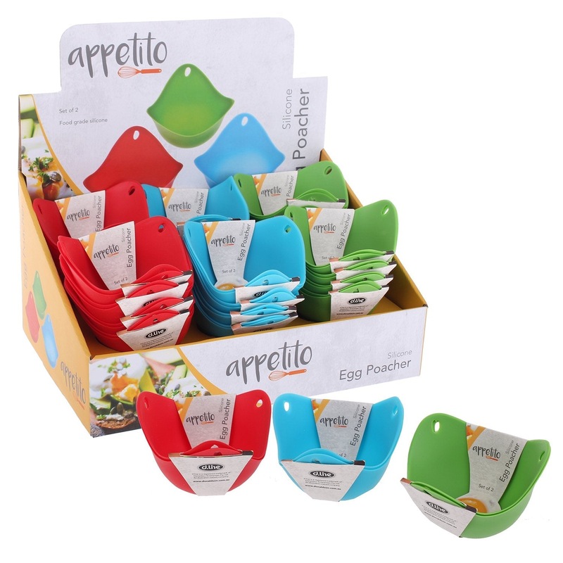 Buy Appetito Silicone Egg Poacher Set MyDeal