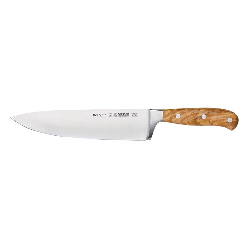 Buy Giesser BestCut Olive Wood Chefs Knife 20cm - MyDeal