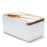 HUDSON Bread Bin - White