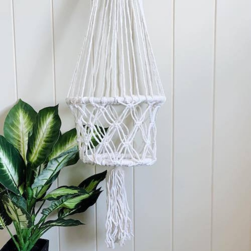Buy Macrame Single Pot Holder MyDeal
