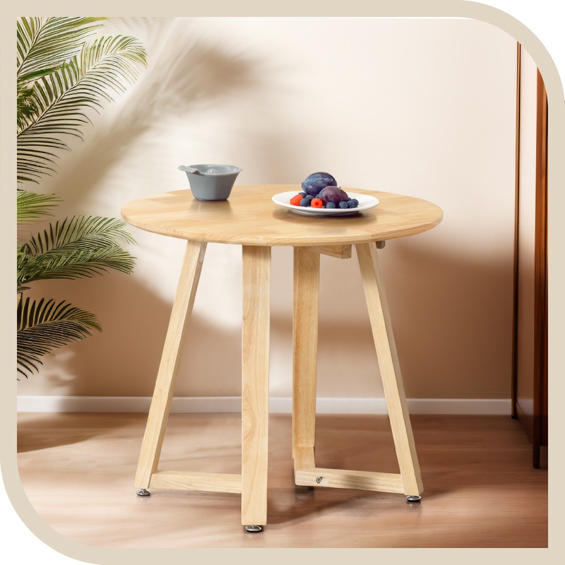 Buy Furb 60CM Coffee Table Round Side Table with Adjustable Foot Pads