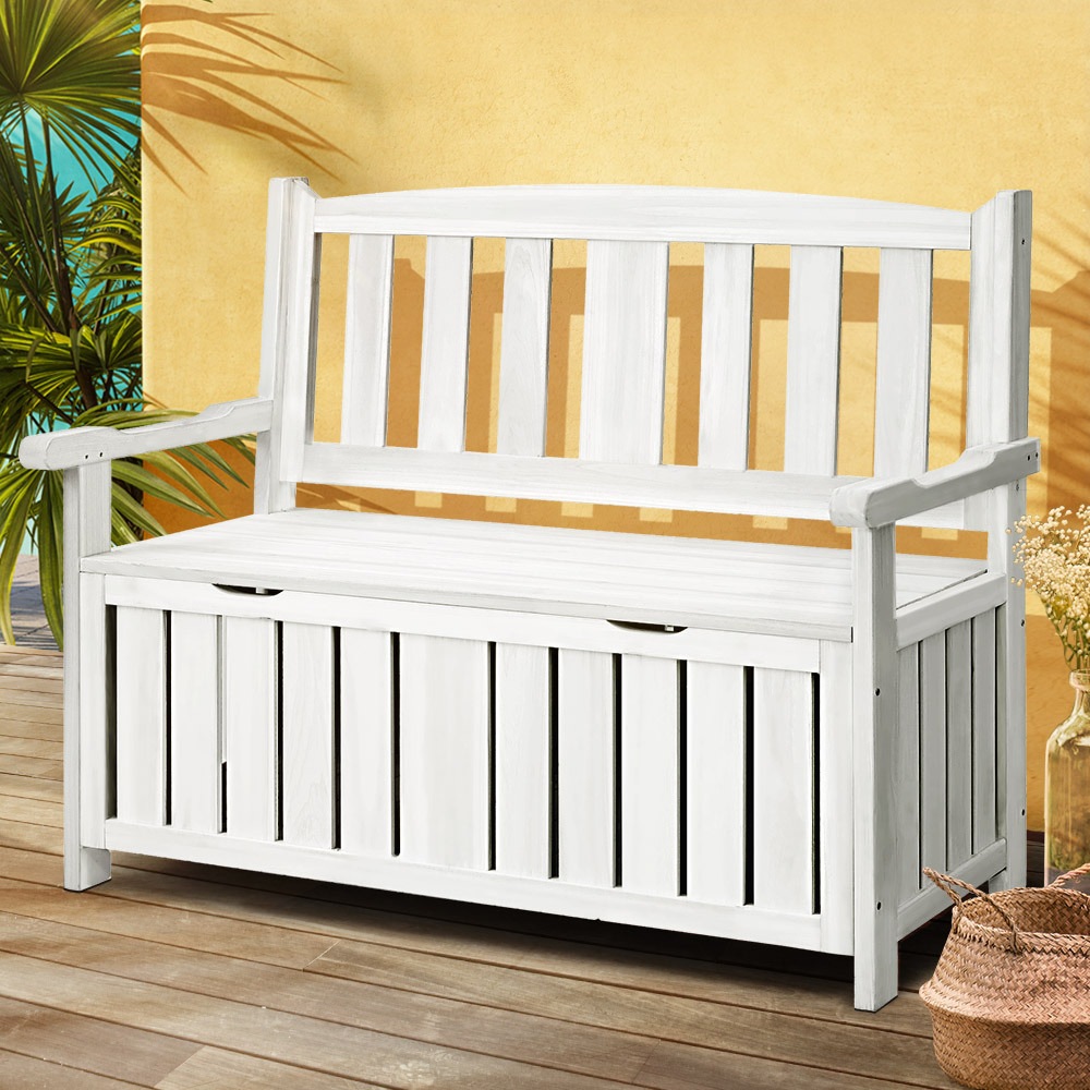 3 seater garden online storage bench