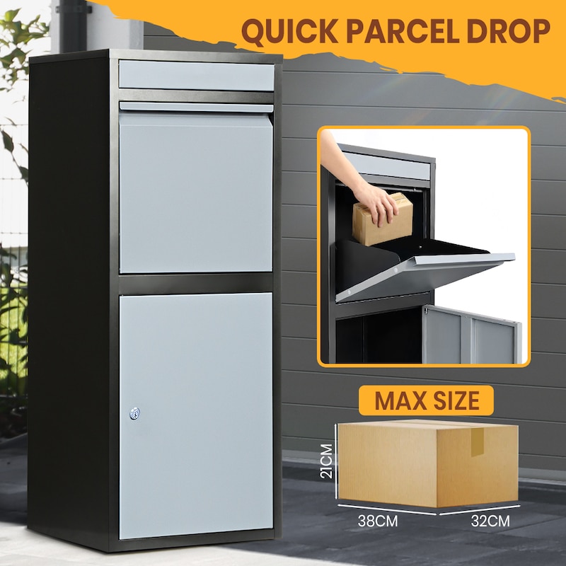 Buy Groverdi Parcel Box Letter Box Package Drop Slot MailBox Security ...