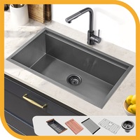 Simplus Stainless Steel Kitchen Workstation Sink Laundry Undermount Single Double Bowl Sinks Set