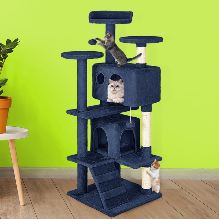 Cat Scratching Post Furniture Tree Tower 64cm 1 House Gym Condo