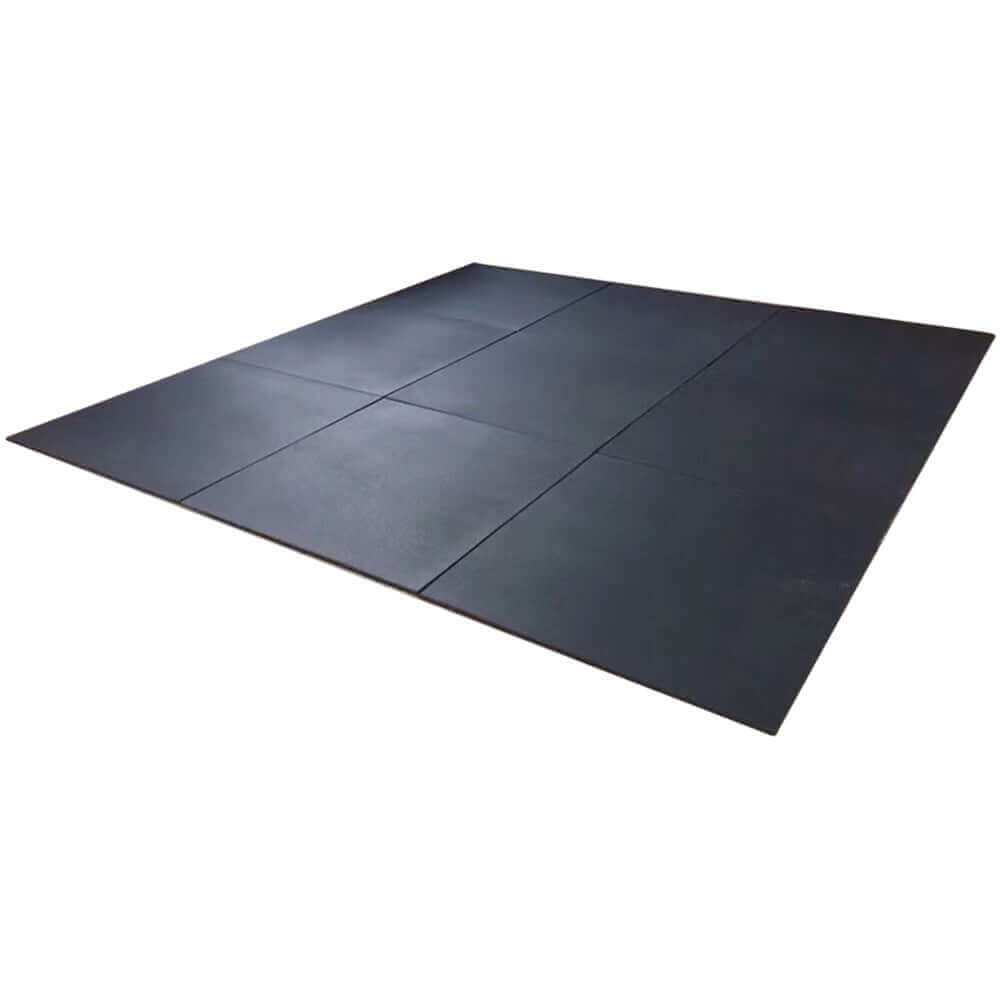 Buy 1 x Rubber Gym Mat Black 1000x1000x15mm Indoor Outdoor Exercise ...
