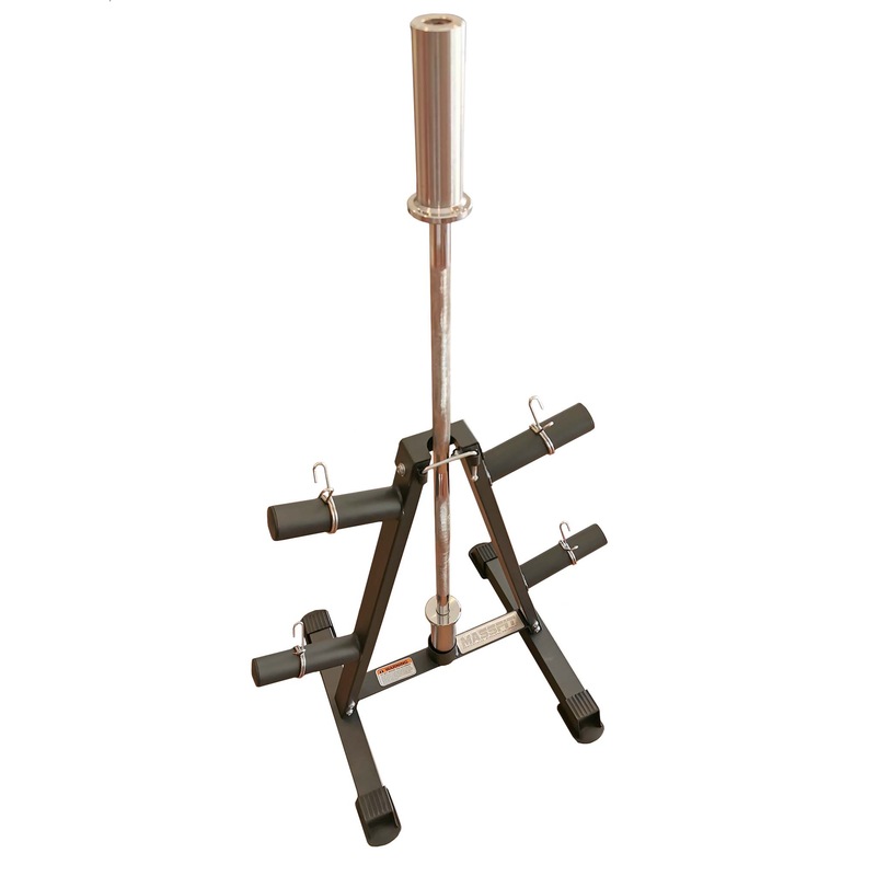 Buy Olympic Weight Plate Rack with Bar Holder Rack MyDeal