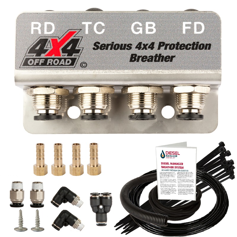 Buy DMA Diff Breather Kit 4 Port For Nissan Navara D22 D23 Np300 D40