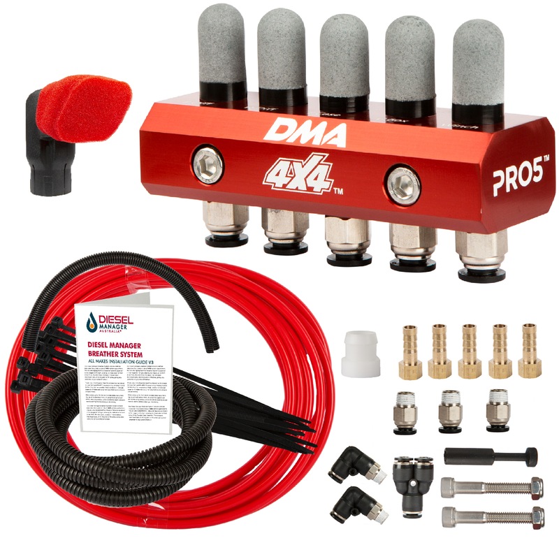 Buy DMA Diff Breather Kit 5P Snorkel Pre Filter Mtisubishi Pajero Sport