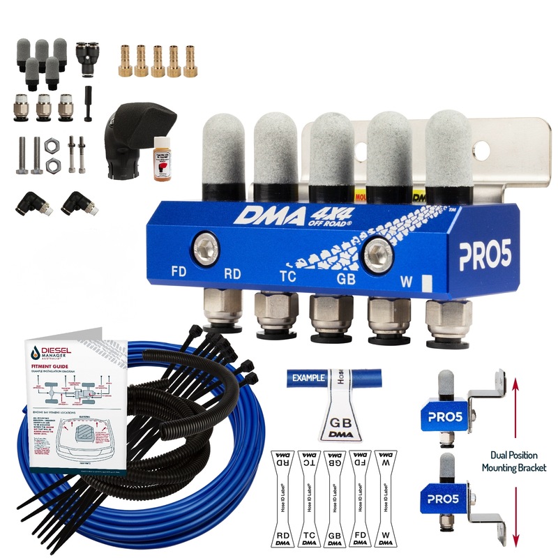 Buy DMA Diff Breather Kit 5P & Snorkel Pre Filter For Toyota Prado 90