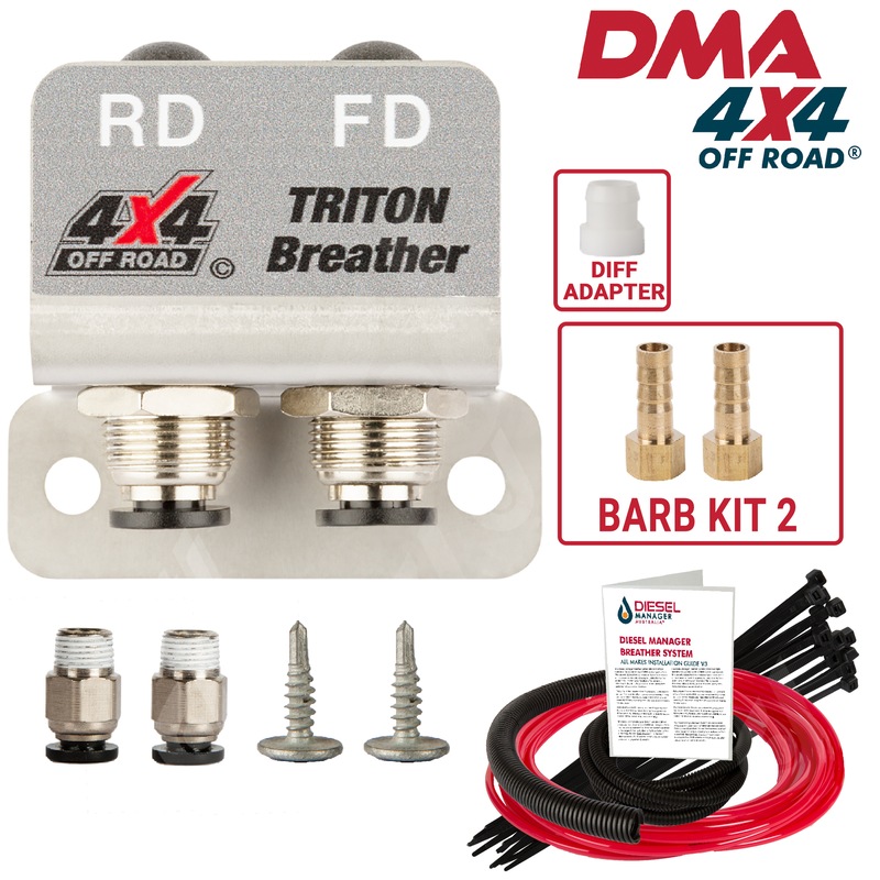 Buy DMA Diff Breather Kit 2 Port Mitsubishi Triton Mn Mq Ml Dma 4X4 Uni