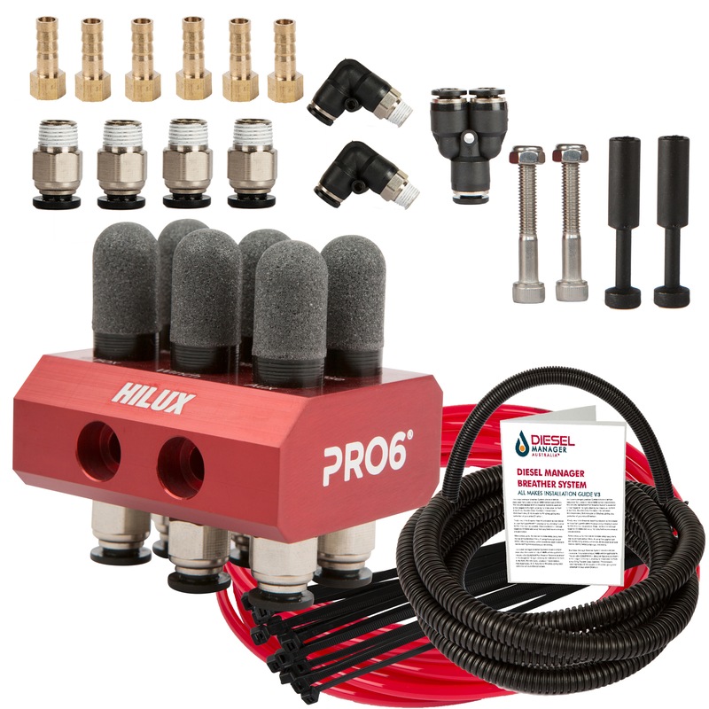 Buy DMA Diff Breather 6 Port For Toyota Hilux N70 Kun26R Kun26 4x4 Off