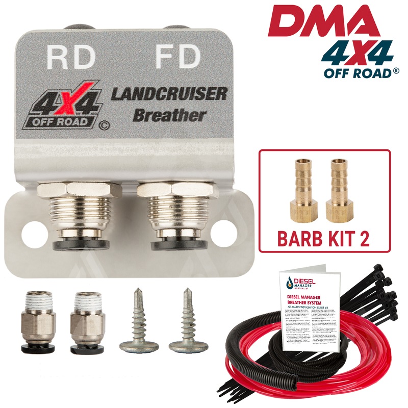 Buy DMA Diff Breather Kit 2 Port for Toyota Landcruiser 70 80 90 100